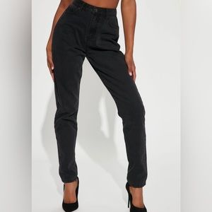 Black Mom Jeans
